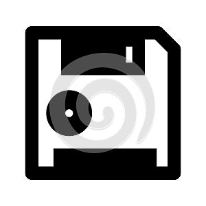 Diskette Vector icon which can easily modify or edit