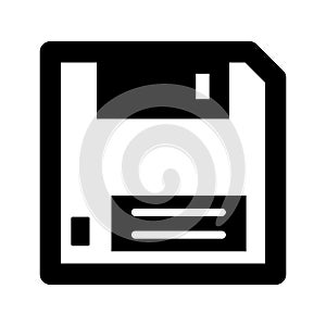 Diskette Vector icon which can easily modify or edit