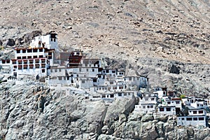 Diskit Monastery Diskit Gompa in Ladakh, Jammu and Kashmir, India.