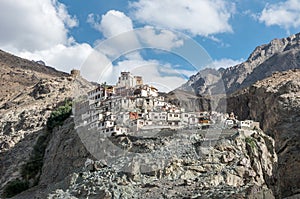 Diskit monastery in Ladakh, India