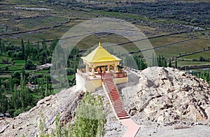 Diskit Monastery in Nubra Valley, Ladakh, India