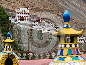 Diskit Monastery is the oldest and largest Buddhist monastery in the Nubra Valley of Ladakh, northern India