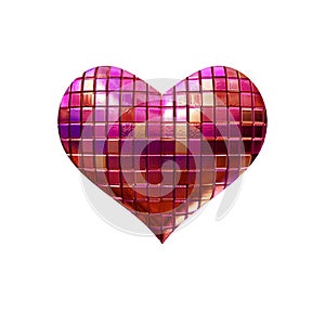 Disko heart photo