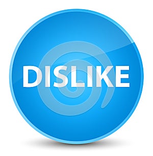 Dislike elegant cyan blue round button