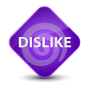 Dislike elegant purple diamond button