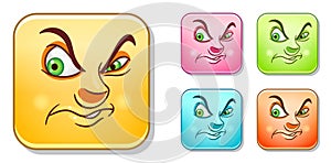 Dislike Evil Emoticons collection