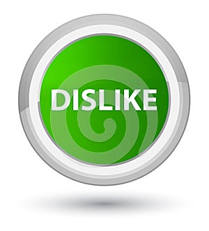 Dislike prime green round button