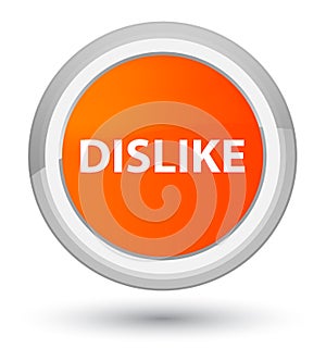 Dislike prime orange round button