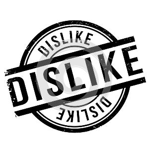 Dislike stamp rubber grunge