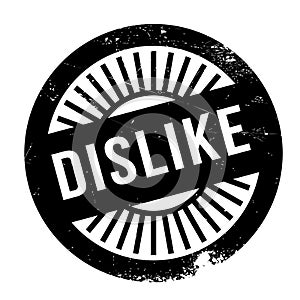 Dislike stamp rubber grunge