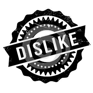 Dislike stamp rubber grunge