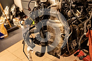 Dismantled Diesel Particulate Filter Detail