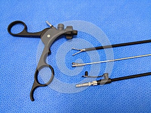 Dismantled Laparoscopic Instruments Or Parts Of Laparoscopic Instruments