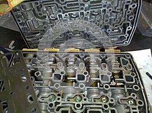 Dismantling valves box photo