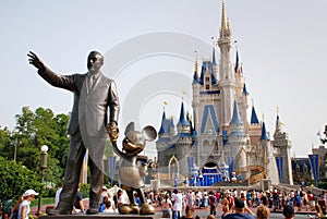 Disney Castle in magic kingdom