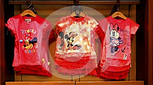 Disney minnie mouse t-shirts collection