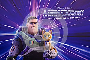 Disney and Pixar Lightyear movie graphics - The True Story of Buzz