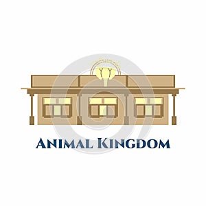 Disney`s Animal Kingdom. It is a zoological theme park at the Walt Disney World Resort in Bay Lake, Florida, near Orlando. One of photo
