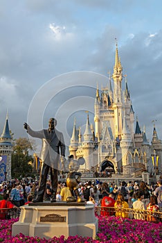 Disney World, Cinderella Castle, Magic Kingdom, Travel Florida