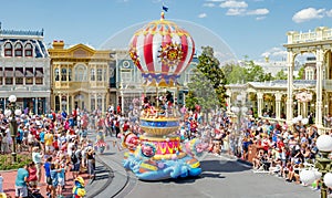 Disney world Magic Kingdom Parade Mickey and Minie Mouse