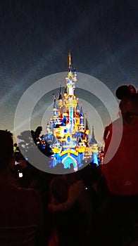 Disneyland Castel at closing of 25anniversary lastyear