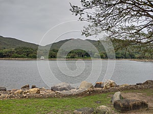 Disneyland inspiration lake nice for camping family wedding photography in Hong Kong