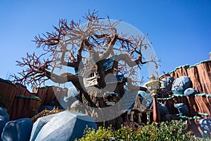 Disneyland Toontown Chip and Dale Treehouse