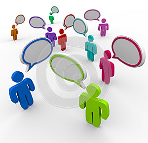 Disorganized Communication - People Speaking