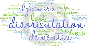 Disorientation Word Cloud photo