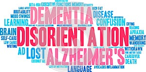 Disorientation Word Cloud