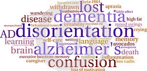 Disorientation Word Cloud photo