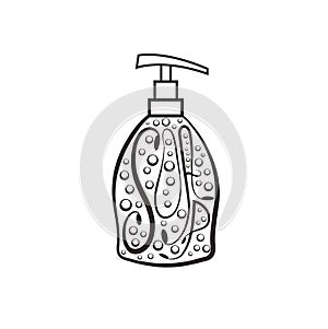 dispenser with bubbles