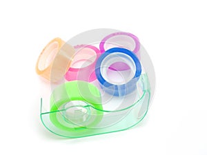 Dispenser cellophane with different colors