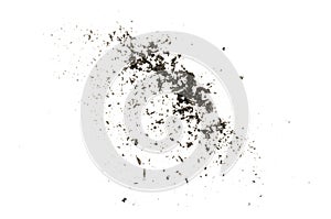 Dispersed ash texture