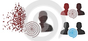 Dispersed Pixel Halftone Hypnosis Sect Icon