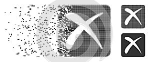 Dispersed Pixel Halftone Reject Icon