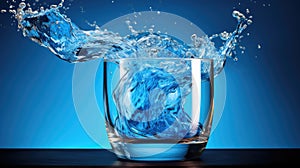 dispersion powder in water