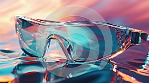 display beaming ar glasses