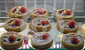 Display of delicious pastries