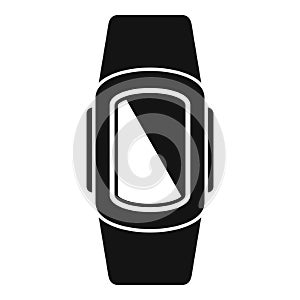 Display digital device icon simple vector. Armlet tech