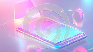 display emitting holographic ui