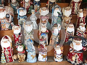 Display of hand-made souvenirs