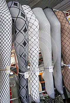 Display of Ladies Tights