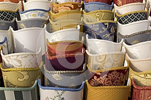 Display of lampshades