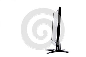 Display monitor computer display on white background hardware desktop technology isolated