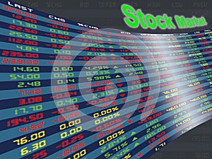 A Display Panel of Daily Stock Market