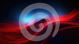 display red light wave