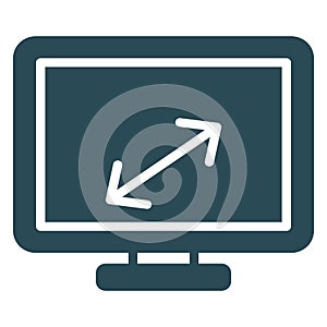 Display settings  Isolated Vector Icon fully editable