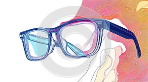 display splitting AR glasses