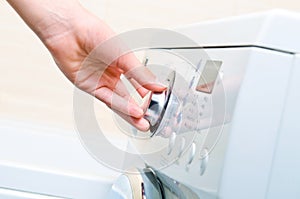 Display washing machine